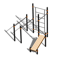 Спортивный комплекс воркаут ВС-98 в Хабаровске