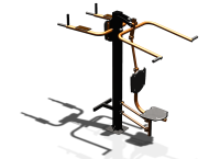 Уличный тренажер "Верхняя тяга Брусья Пресс" УТ339 в Хабаровске