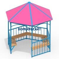 Беседка с лавками МАФ 4120 в Хабаровске