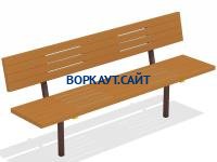 Диван уличный МАФ 1608 в Хабаровске