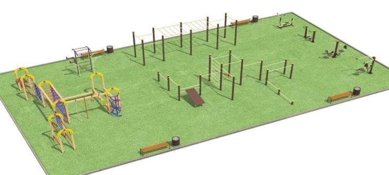 Проект спортивной площадки для любого возраста - 1 096 200 рублей. в Хабаровске
