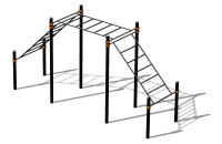 Спортивный комплекс воркаут ВС-192 в Хабаровске