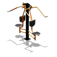 Уличный тренажер  "Верхняя тяга двойная"  УТ207 в Хабаровске