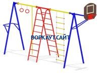 Гимнастический комплекс с баскетбольным щитом МАФ 3001 в Хабаровске