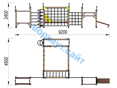 Детский спортивный комплекс ДСК 3102 в Хабаровске