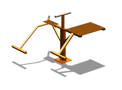 Уличный тренажер "Пресс Гиперэкстензия" УТ327 в Хабаровске