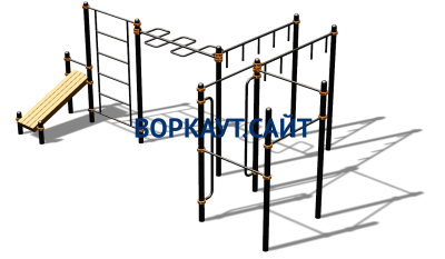 Спортивный комплекс воркаут ВС-195 в Хабаровске