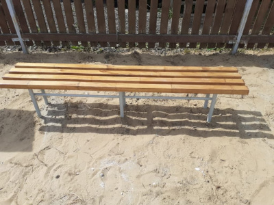 Двухметровая лавочка без спинки 2 м МАФ 1602 в Хабаровске