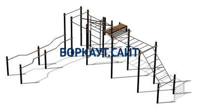 Спортивный комплекс воркаут ВС-199 в Хабаровске