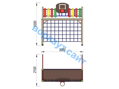 Детский спортивный комплекс ДСК 3101 в Хабаровске