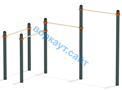 Турник двойной с брусьями ВС-17 в Хабаровске