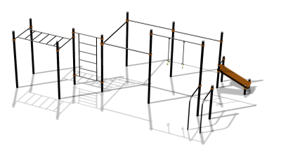Спортивный комплекс воркаут ВС-153 в Хабаровске