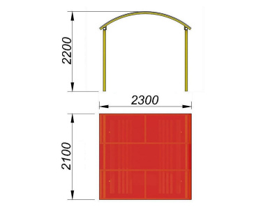 Навес судейский МАФ 4004 в Хабаровске