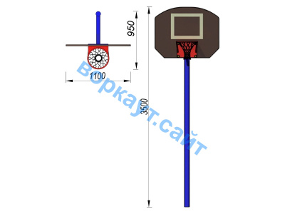 Баскетбольный щит СИО 3510 в Хабаровске