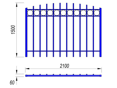 Ограждение спортивной площадки МАФ 5005 в Хабаровске