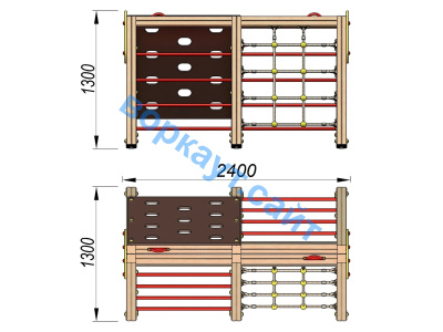 Детский спортивный комплекс ДСК 3203 в Хабаровске
