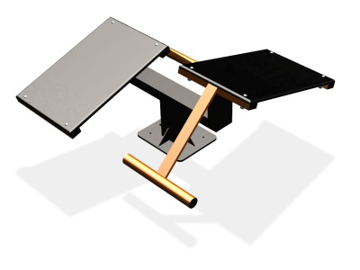 Уличный тренажер  "Скамья для пресса двойная"   УТ213 в Хабаровске