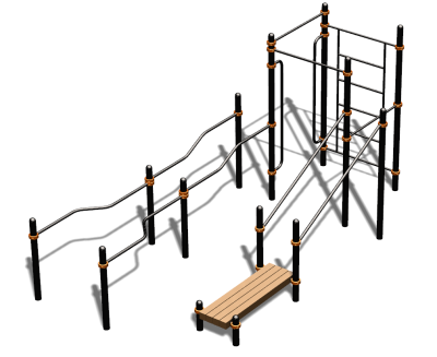 Спортивный комплекс воркаут ВС-194 в Хабаровске