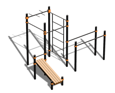 Спортивный комплекс воркаут ВС-91 в Хабаровске