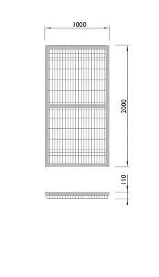 Калитка спортивной площадки МАФ 5105 в Хабаровске
