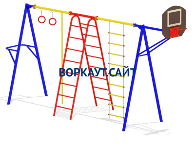 Гимнастический комплекс с баскетбольным щитом МАФ 3001 в Хабаровске Гимнастический комплекс с баскетбольным щитом МАФ 3001 в Хабаровске