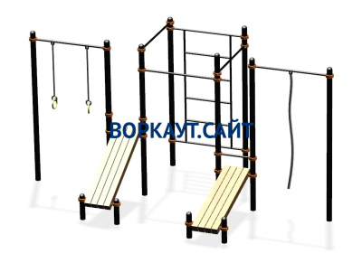 Спортивный комплекс воркаут ВС-44 в Хабаровске