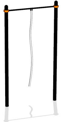 Турник с гимнастическим канатом ВС-34 в Хабаровске