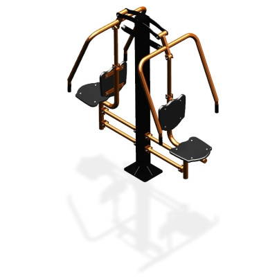 Уличный тренажер  "Жим от груди двойной" УТ204 в Хабаровске