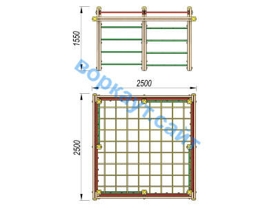 Детский спортивный комплекс ДСК 3109 в Хабаровске