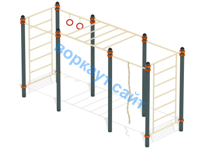 Воркаут комплекс гимнастический  ВС-24 в Хабаровске