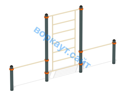 Шведская стенка с перекладинами ВС-13 в Хабаровске