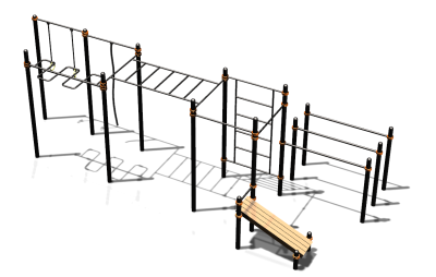 Спортивный комплекс воркаут ВС-77 в Хабаровске