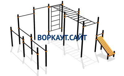 Спортивный комплекс воркаут ВС-109 в Хабаровске