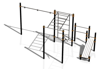 Спортивный комплекс воркаут ВС-87 в Хабаровске
