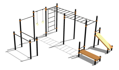 Спортивный комплекс воркаут ВС-71 в Хабаровске
