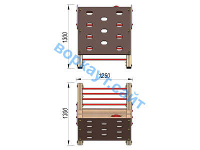 Детский спортивный комплекс ДСК 3202 в Хабаровске