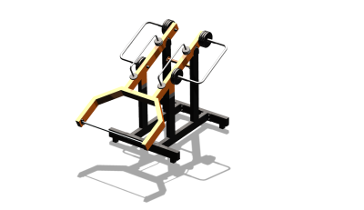 Силовой уличный тренажер  "Мультиштанга"  УТ417 в Хабаровске