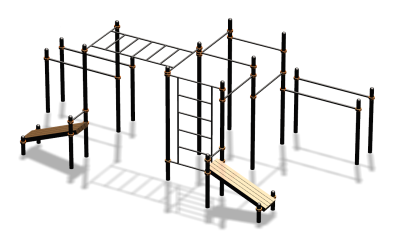 Спортивный комплекс воркаут ВС-100 в Хабаровске