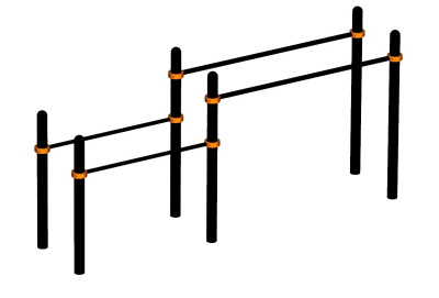Брусья разновысокие ВС-15 в Хабаровске