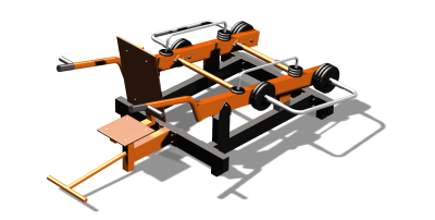 Силовой уличный тренажер  "Трицепс"  УТ424 в Хабаровске