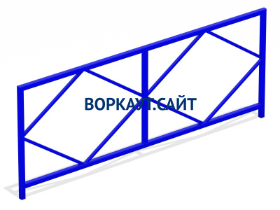 Ограждение площадки МАФ 5001 в Хабаровске
