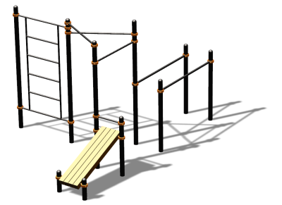 Спортивный комплекс воркаут ВС-140 в Хабаровске