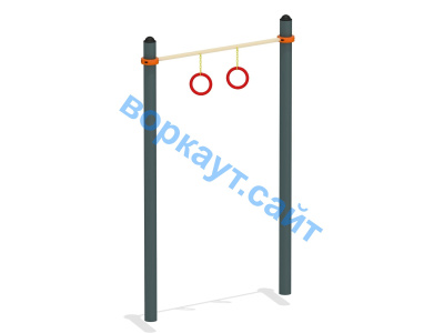 Турник с кольцами ВС-7 в Хабаровске Турник с кольцами ВС-7 в Хабаровске