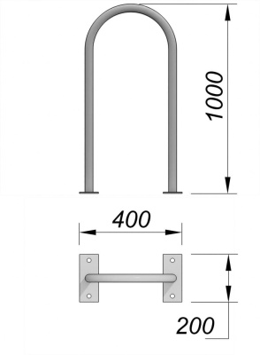Велопарковка МАФ 6001 в Хабаровске