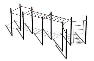 Спортивный комплекс воркаут ВС-118 в Хабаровске