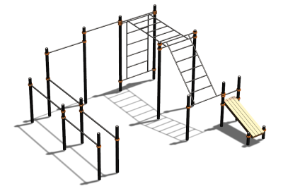 Спортивный комплекс воркаут ВС-146 в Хабаровске
