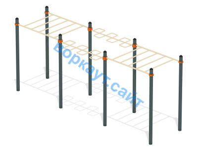 Воркаут комплекс рукоходов ВС-22 в Хабаровске