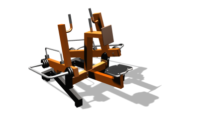 Силовой уличный тренажер  "Рычажная тяга"  УТ419 (тренажер находится на оптимизации у производства  и внешне может отличится от заявленной картинки в Хабаровске