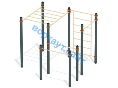 Спортивный комплекс воркаут ВС-48 в Хабаровске