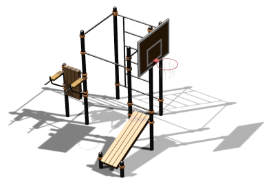 Спортивный комплекс воркаут ВС-155 в Хабаровске